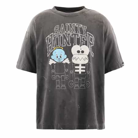 SAINT MXXXXXX＜セント マイケル＞ ヴィンテージ加工プリントTシャツ