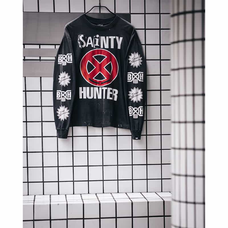 SAINT MXXXXXX＜セント マイケル＞ ヴィンテージ加工ロングスリーブカットソー
