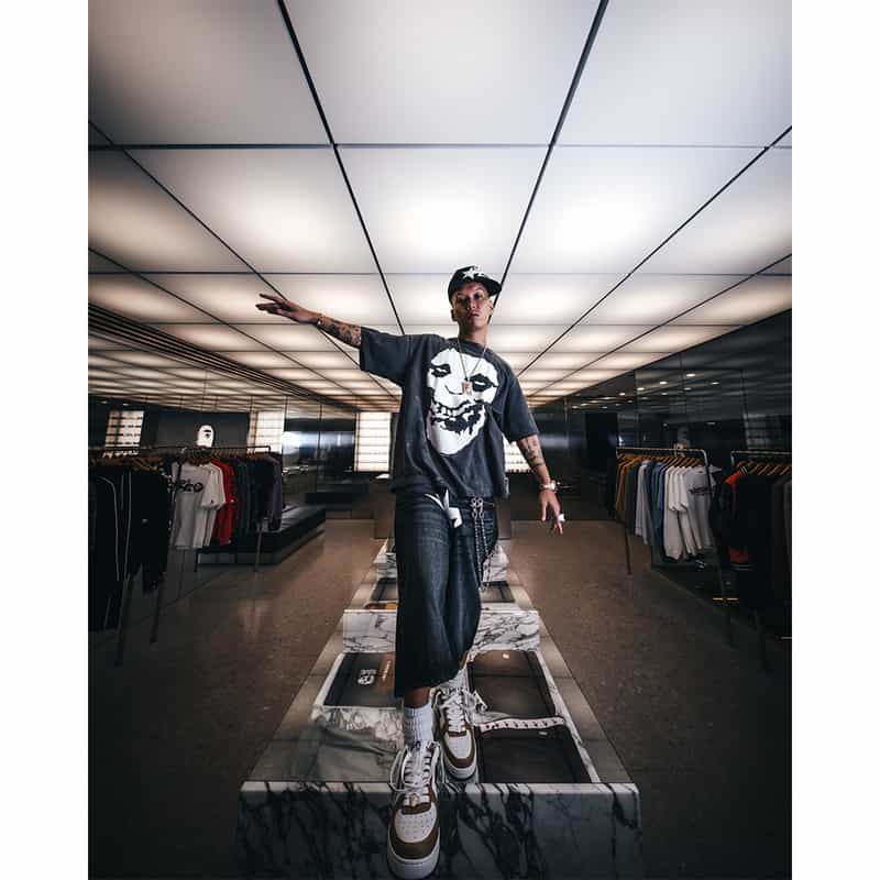 SAINT MXXXXXX＜セント マイケル＞ ヴィンテージ加工Tシャツ