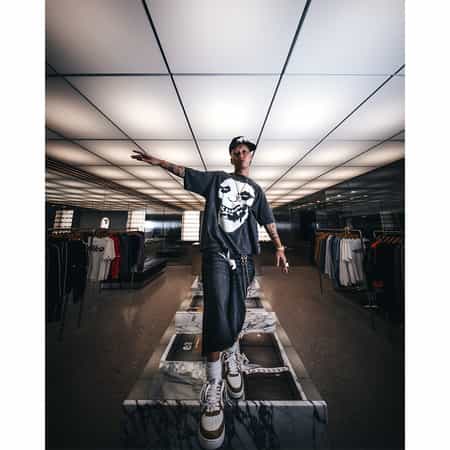 SAINT MXXXXXX＜セント マイケル＞ ヴィンテージ加工Tシャツ