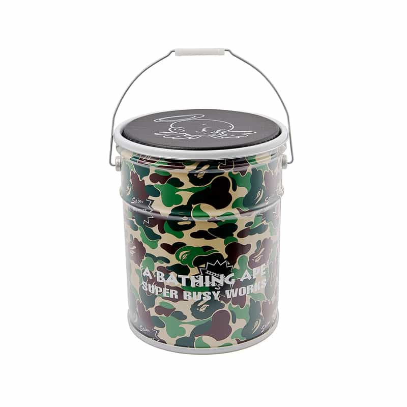 SAINT MXXXXXX SAINT MXXXXXX＜セント マイケル＞ カモ柄ペール缶スツール GREEN