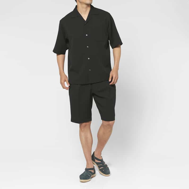 BARNEYS NEW YORK セットアップ イージーショーツ BLACK