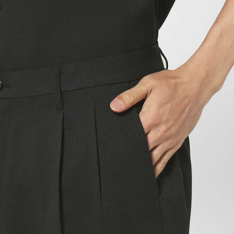 BARNEYS NEW YORK セットアップ イージーショーツ BLACK