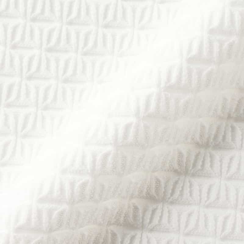 BARNEYS NEW YORK スキッパーニットポロシャツ WHITE