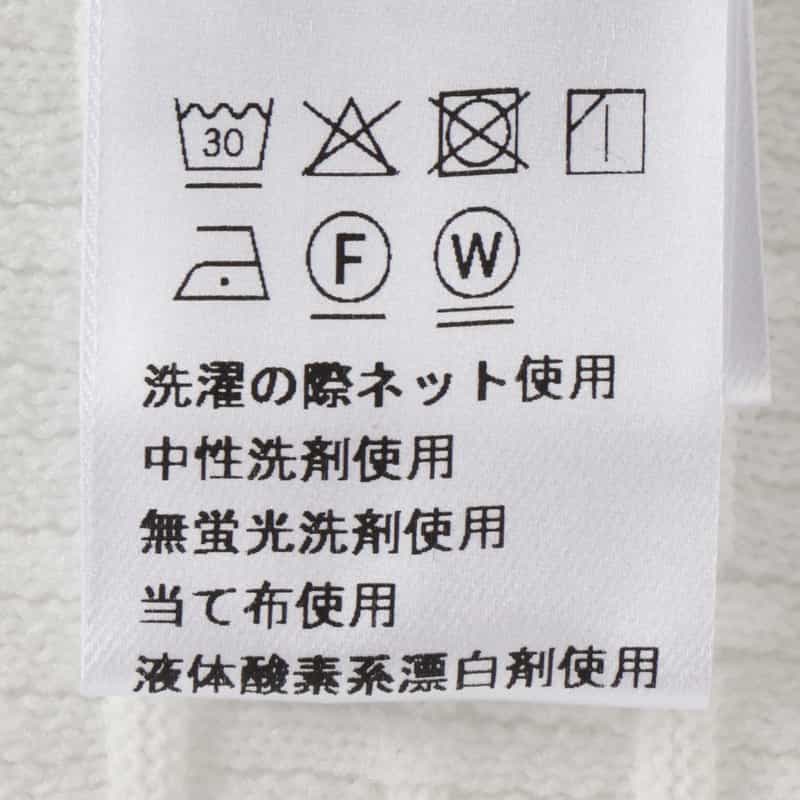 BARNEYS NEW YORK スキッパーニットポロシャツ WHITE