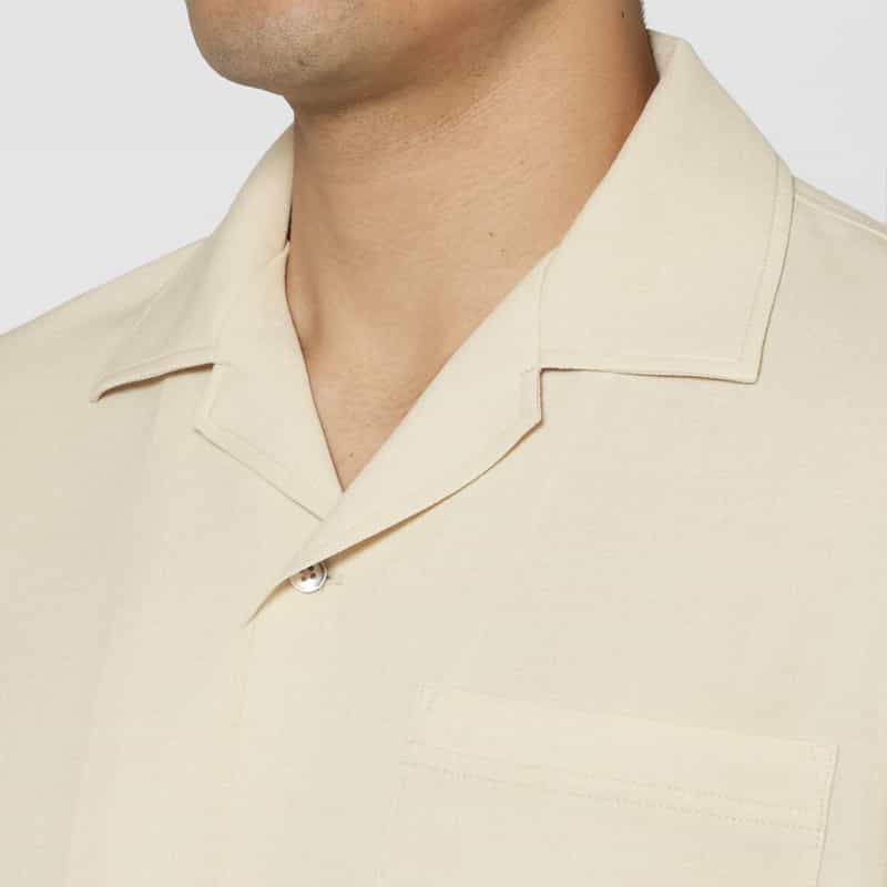 BARNEYS NEW YORK セットアップ オープンカラーシャツ BEIGE
