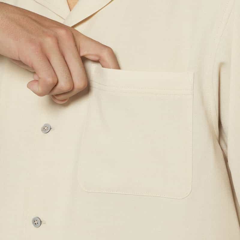 BARNEYS NEW YORK セットアップ オープンカラーシャツ BEIGE