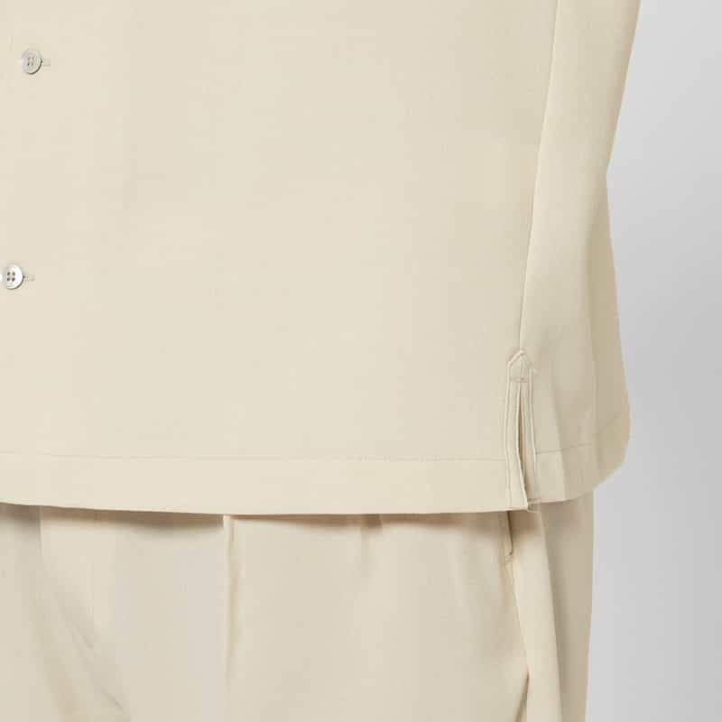 BARNEYS NEW YORK セットアップ オープンカラーシャツ BEIGE