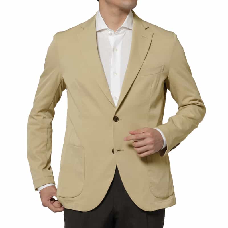 BARNEYS NEW YORK ウォッシャブル イージージャケット BEIGE