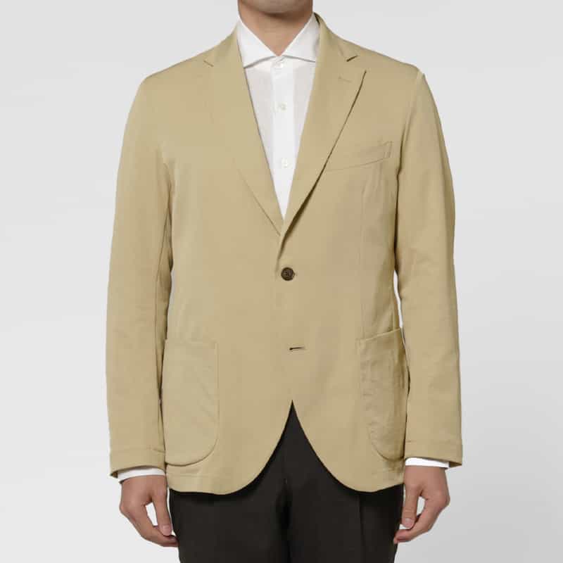 BARNEYS NEW YORK ウォッシャブル イージージャケット BEIGE