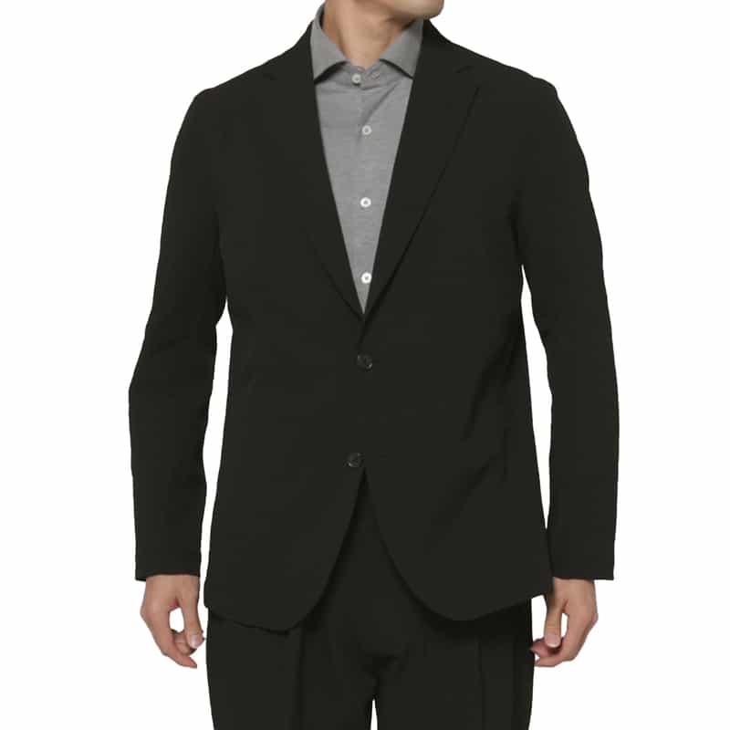 セットアップ ストレッチ素材テーラードジャケット