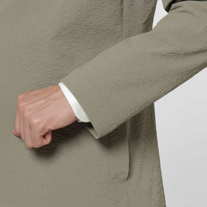 BARNEYS NEW YORK セットアップ ストレッチ素材テーラードジャケット GRAY