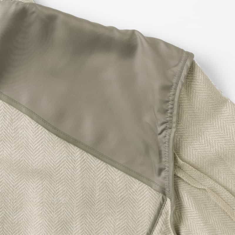 BARNEYS NEW YORK ヘリンボーン柄テーラードジャケット BEIGE