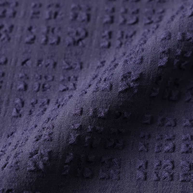 BARNEYS NEW YORK セットアップ ブロックサッカー素材テーラードジャケット NAVY