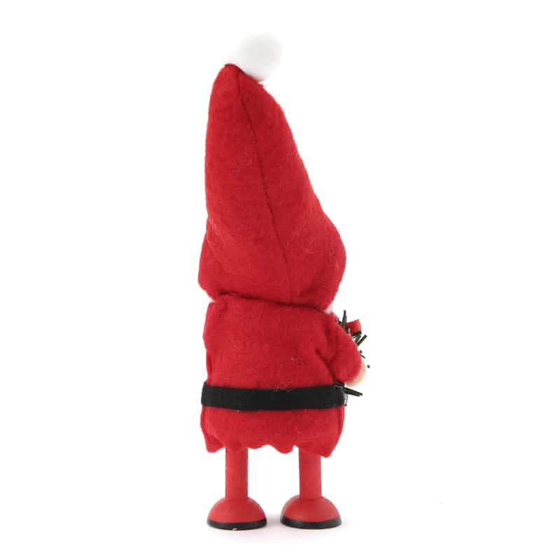 NORDIKA NISSE NORDIKA NISSE ＜ノルディカ ニッセ＞ 木製人形 （リースを持ったサンタ） RED