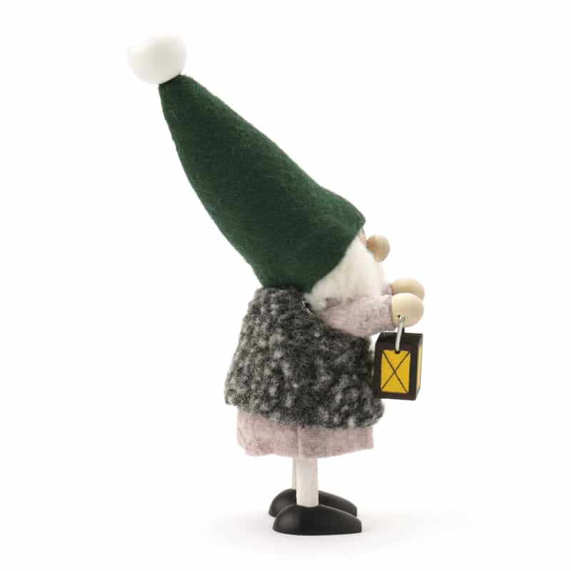 NORDIKA NISSE NORDIKA NISSE ＜ノルディカ ニッセ＞ 木製人形 （ランタンを持ったサンタ） GREEN