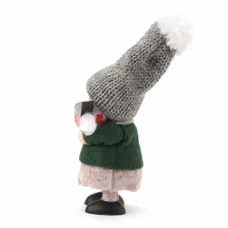 NORDIKA NISSE NORDIKA NISSE ＜ノルディカ ニッセ＞ 木製人形 （小鳥と話す女の子） GRAY