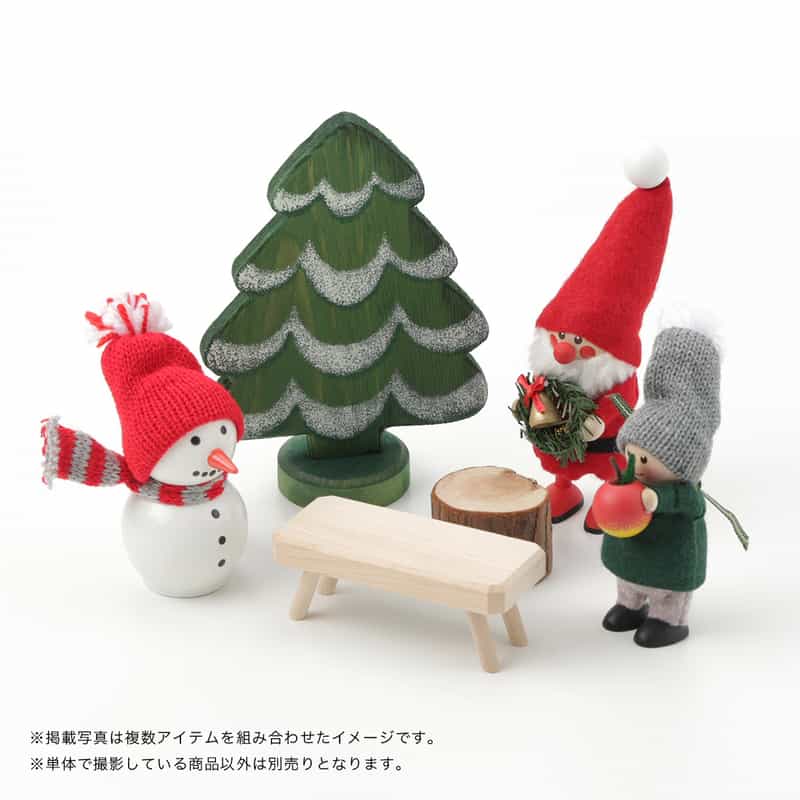 NORDIKA NISSE NORDIKA NISSE ＜ノルディカ ニッセ＞ 木製人形 （リンゴを持った男の子） GRAY