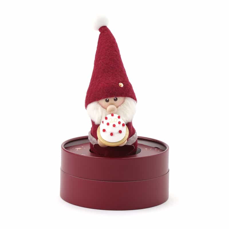 NORDIKA NISSE NORDIKA NISSE ＜ノルディカ ニッセ＞ 木製人形 （ケーキを持ったサンタ） RED