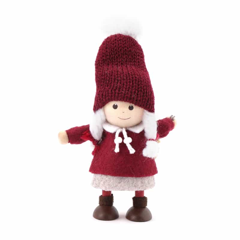 NORDIKA NISSE NORDIKA NISSE ＜ノルディカ ニッセ＞ 木製人形 （風船を持った女の子） RED