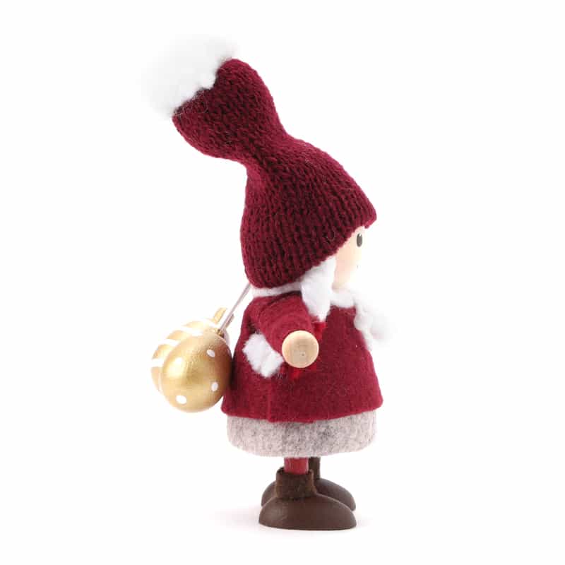 NORDIKA NISSE NORDIKA NISSE ＜ノルディカ ニッセ＞ 木製人形 （風船を持った女の子） RED