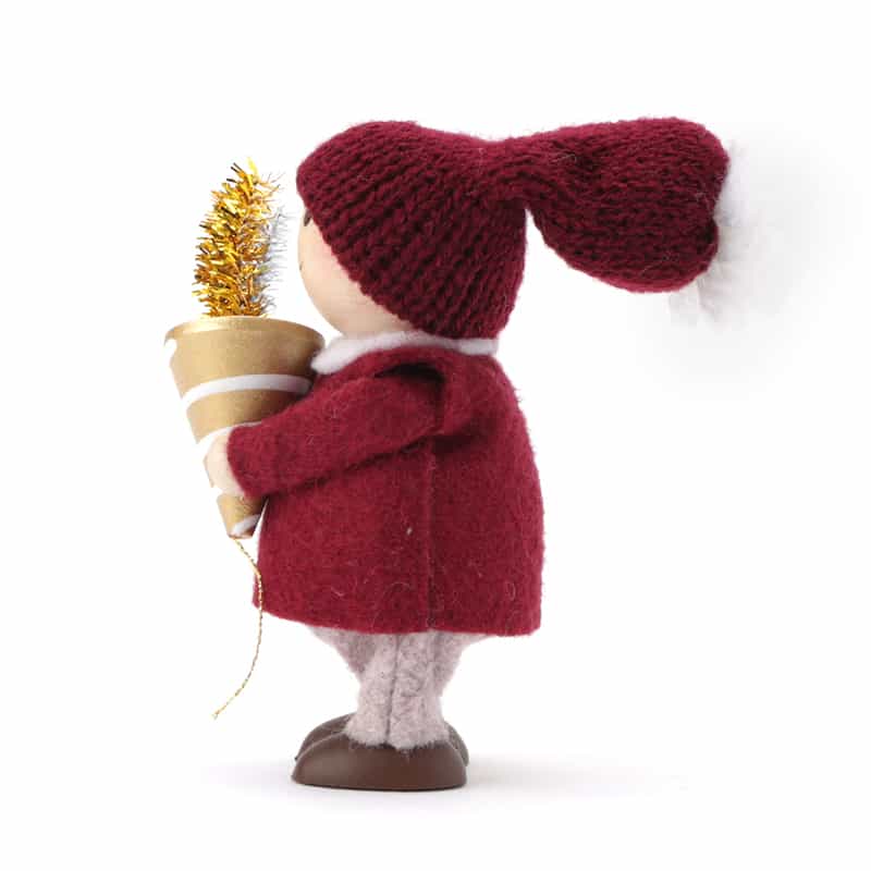 NORDIKA NISSE NORDIKA NISSE ＜ノルディカ ニッセ＞ 木製人形 （クラッカーを持った男の子） RED