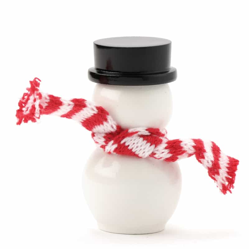 NORDIKA NISSE NORDIKA NISSE ＜ノルディカ ニッセ＞ 木製人形 ( スノーマン / ハット＆ミトン ) BLACK