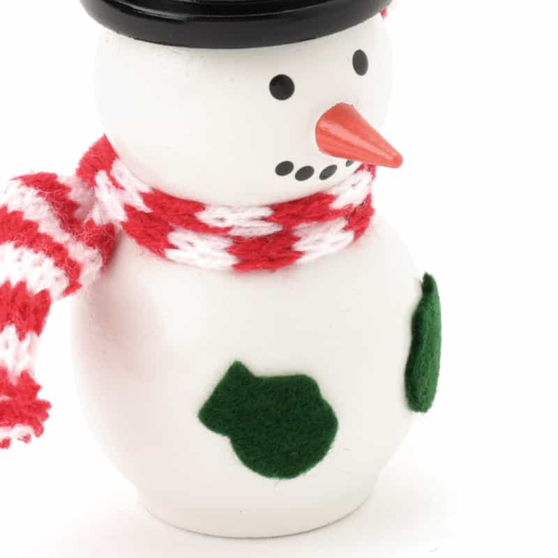 NORDIKA NISSE NORDIKA NISSE ＜ノルディカ ニッセ＞ 木製人形 ( スノーマン / ハット＆ミトン ) BLACK