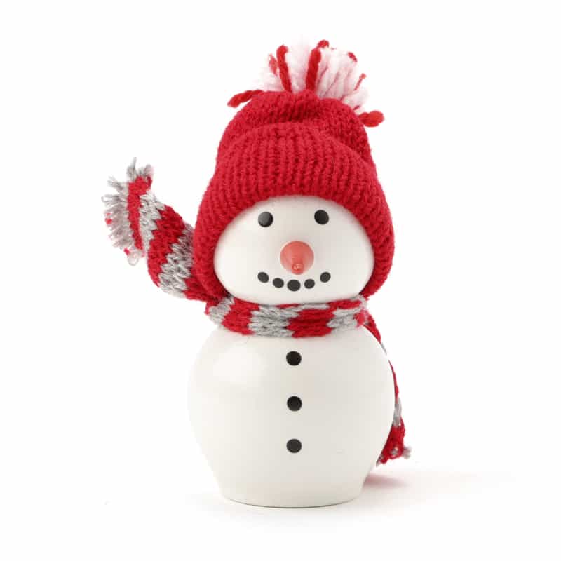 NORDIKA NISSE 木製人形 ( スノーマン / ニット帽 ) RED