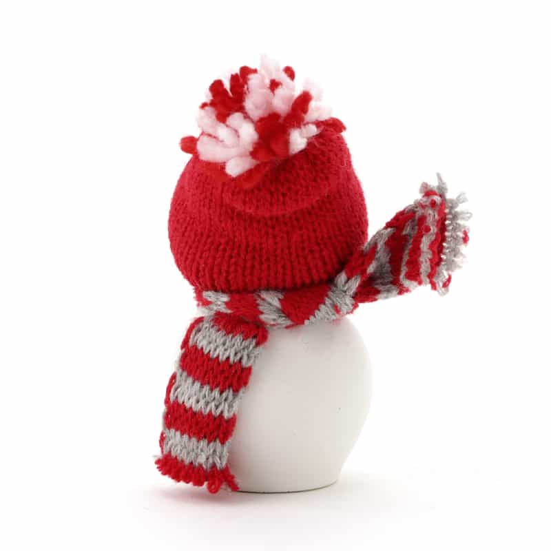 NORDIKA NISSE 木製人形 ( スノーマン / ニット帽 ) RED