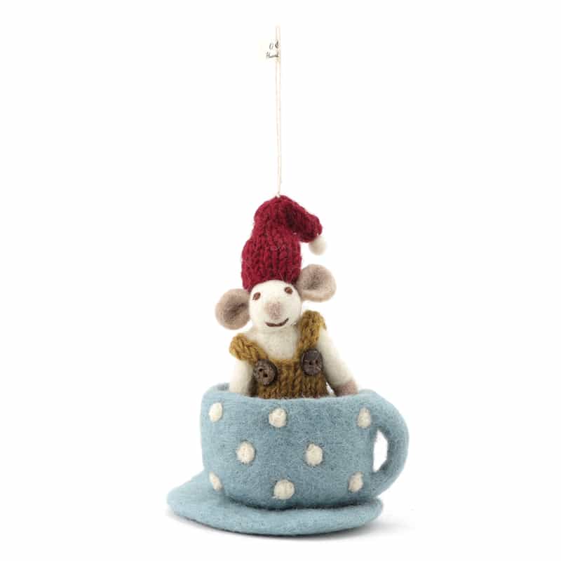 GRY&SIF GRY＆SIF ＜グライアンドシフ＞ オーナメント  （マウス） BLUE