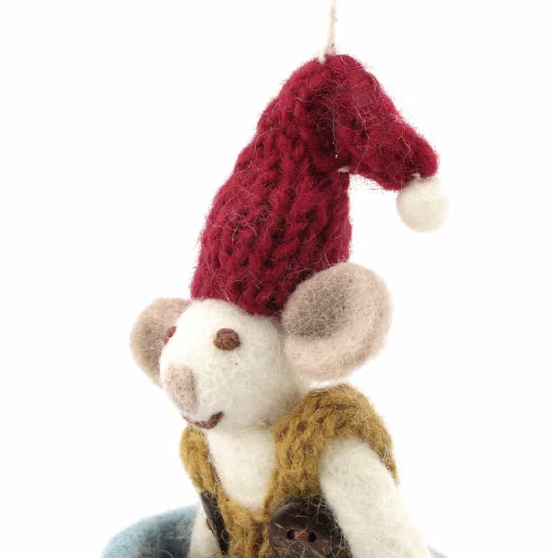 GRY&SIF GRY＆SIF ＜グライアンドシフ＞ オーナメント  （マウス） BLUE