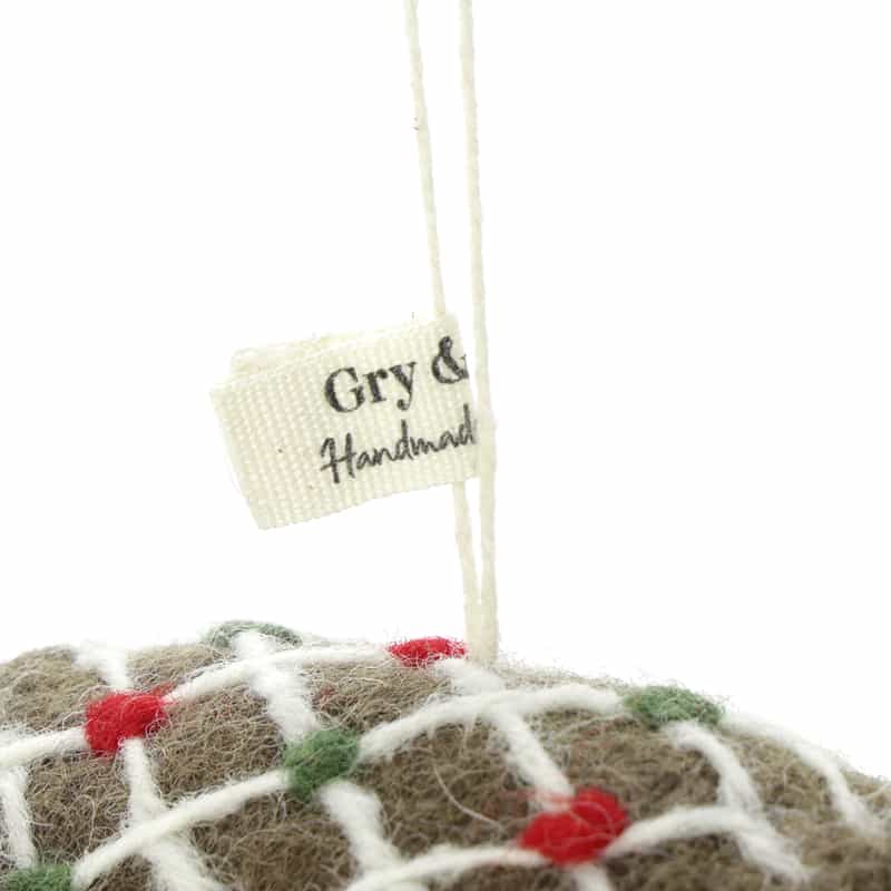 GRY&SIF GRY＆SIF ＜グライアンドシフ＞ オーナメント  （ジンジャーブレッド） BROWN