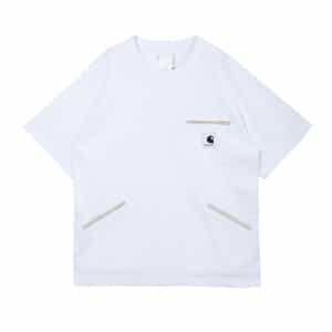 SACAI＜サカイ＞×CARHARTT WIP＜カーハート　ワークインプログレス＞コラボレート コットンTシャツ