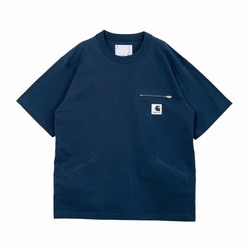 SACAI＜サカイ＞×CARHARTT WIP＜カーハート　ワークインプログレス＞コラボレート コットンTシャツ