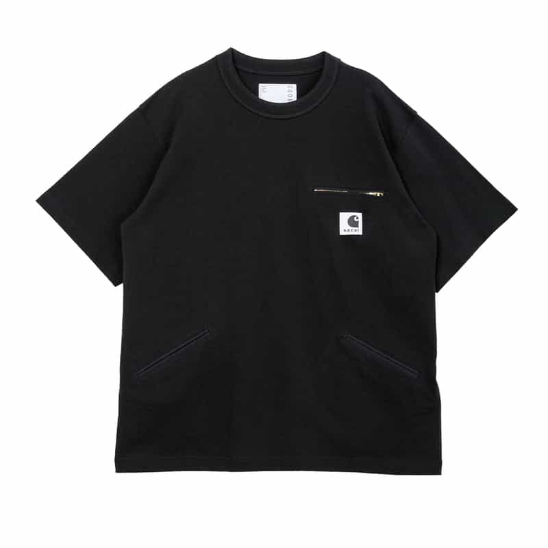 SACAI＜サカイ＞×CARHARTT WIP＜カーハート　ワークインプログレス＞コラボレート コットンTシャツ