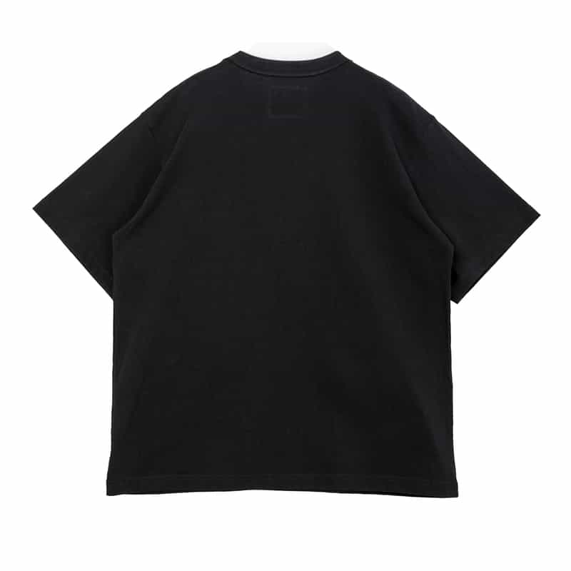 SACAI SACAI＜サカイ＞×CARHARTT WIP＜カーハート　ワークインプログレス＞コラボレート コットンTシャツ BLACK