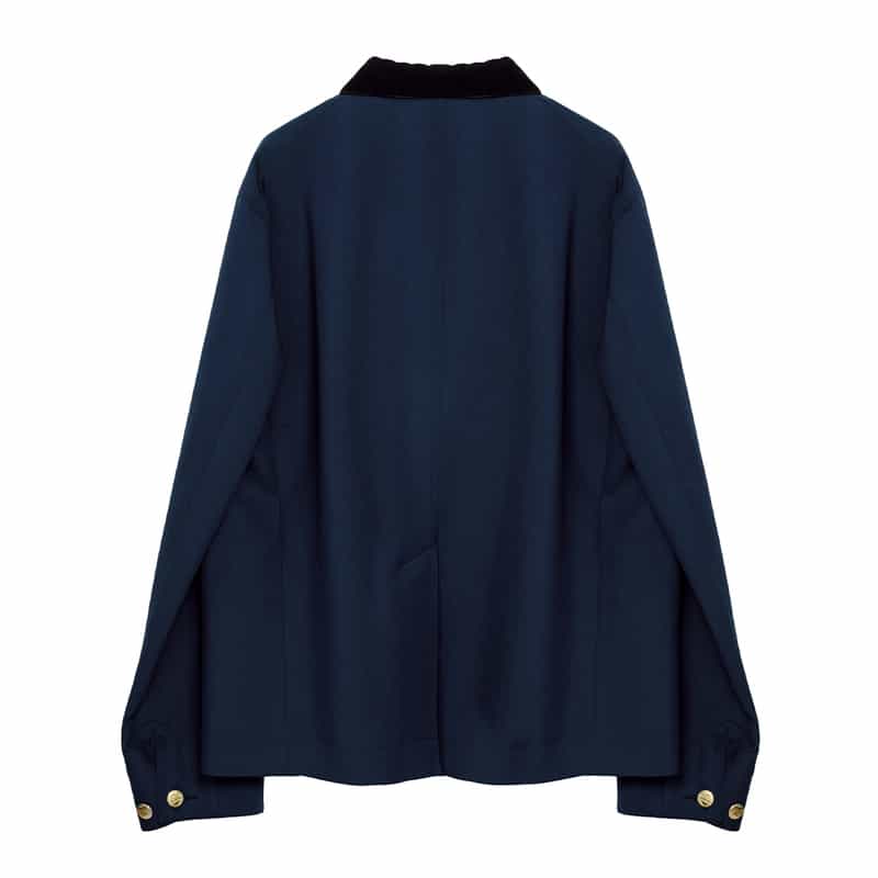 SACAI SACAI＜サカイ＞×CARHARTT WIP＜カーハート　ワークインプログレス＞コラボレート スーチングダックジャケット BLUE