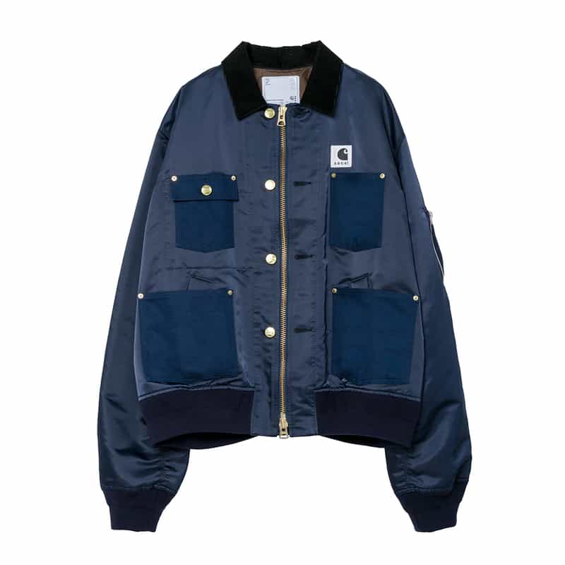 SACAI＜サカイ＞×CARHARTT WIP＜カーハート　ワークインプログレス＞コラボレート コンビネーションダックジャケット