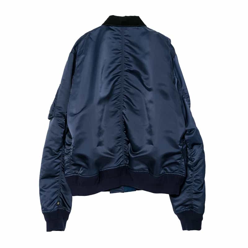 SACAI SACAI＜サカイ＞×CARHARTT WIP＜カーハート　ワークインプログレス＞コラボレート コンビネーションダックジャケット BLUE
