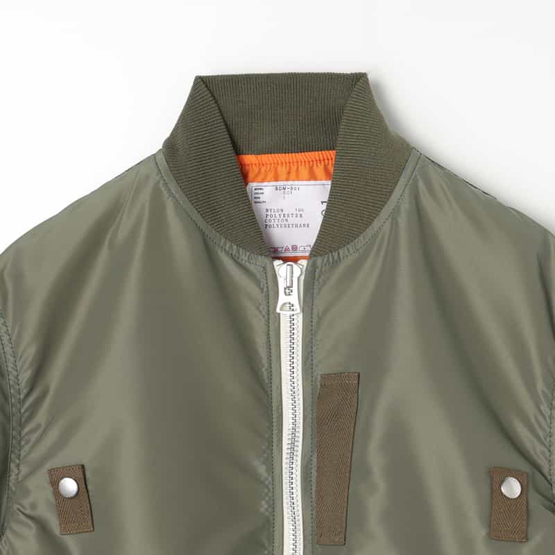SACAI SACAI＜サカイ＞ ナイロンツイルブルゾン KHAKI