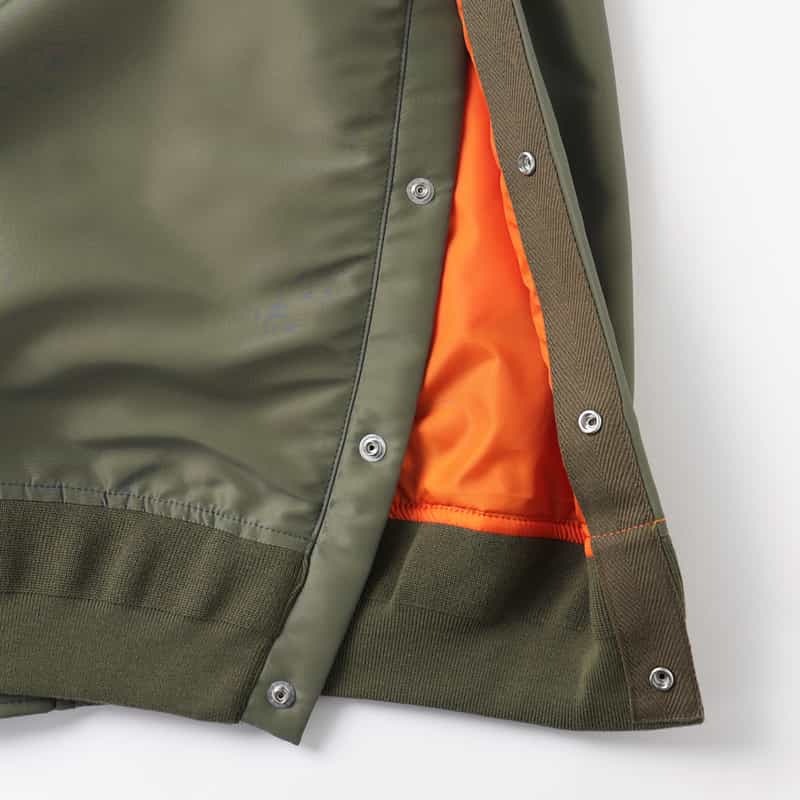 SACAI SACAI＜サカイ＞ ナイロンツイルブルゾン KHAKI