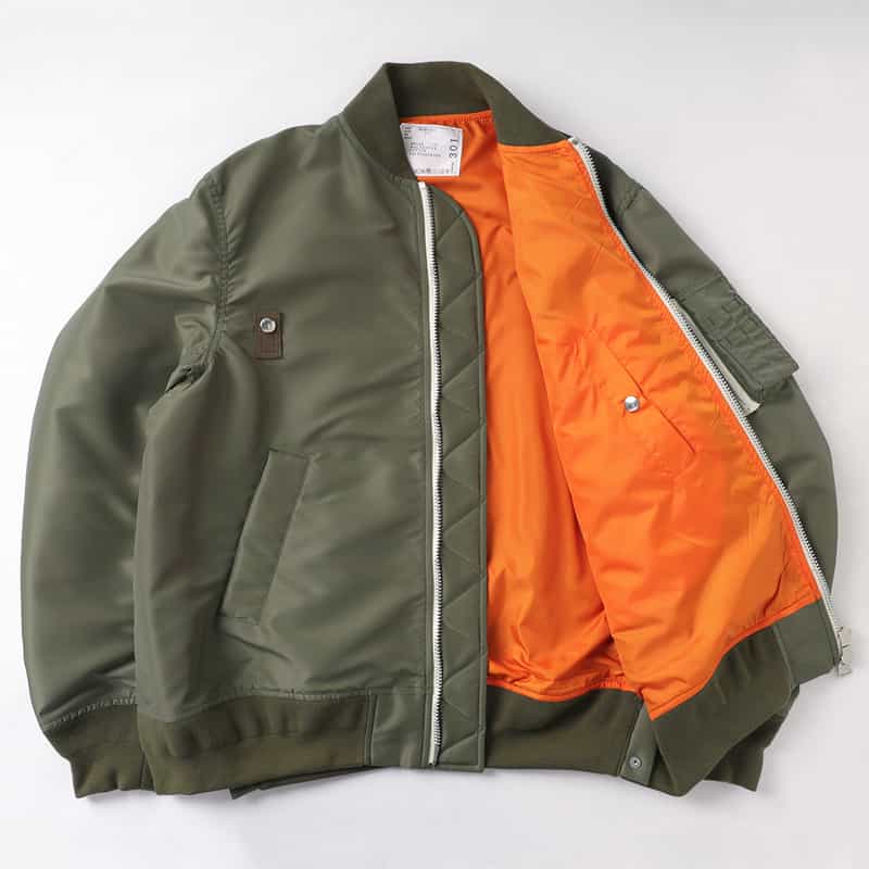 SACAI SACAI＜サカイ＞ ナイロンツイルブルゾン KHAKI