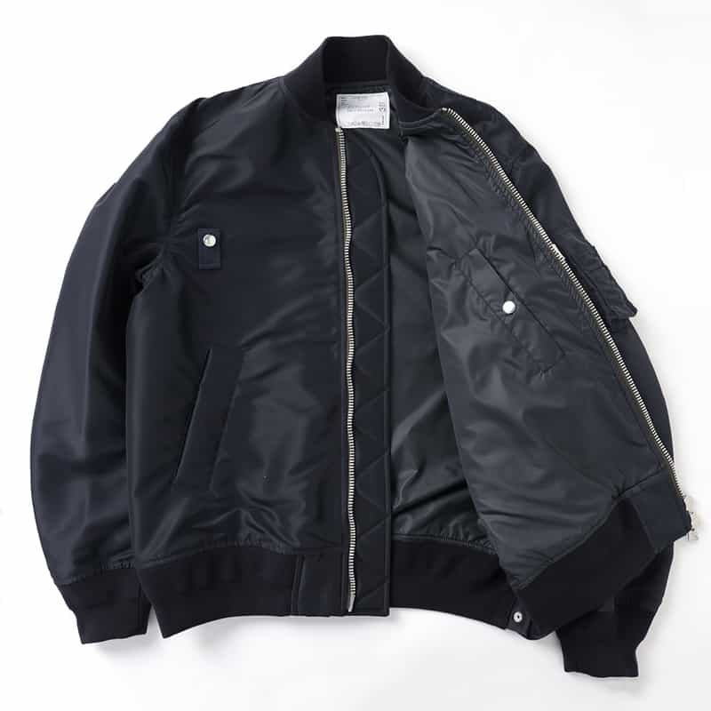 SACAI SACAI＜サカイ＞ ナイロンツイルブルゾン NAVY