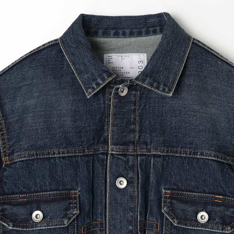 SACAI SACAI＜サカイ＞ コンビネーション デニムジャケット BLUE