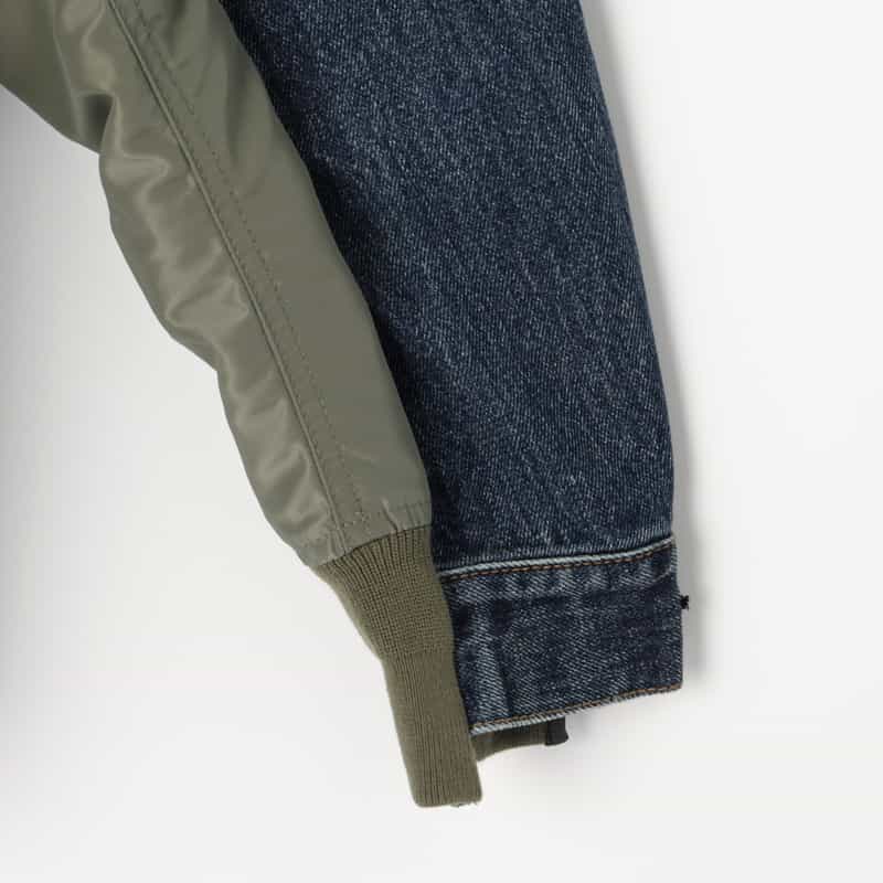 SACAI SACAI＜サカイ＞ コンビネーション デニムジャケット BLUE