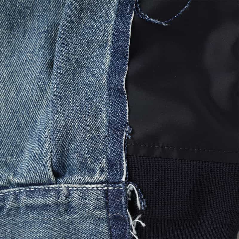 SACAI SACAI＜サカイ＞ コンビネーション デニムジャケット LIGHT BLUE