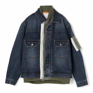 SACAI＜サカイ＞ コンビネーション デニムジャケット