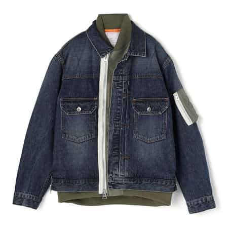 SACAI＜サカイ＞ コンビネーション デニムジャケット