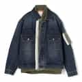 SACAI＜サカイ＞ コンビネーション デニムジャケット
